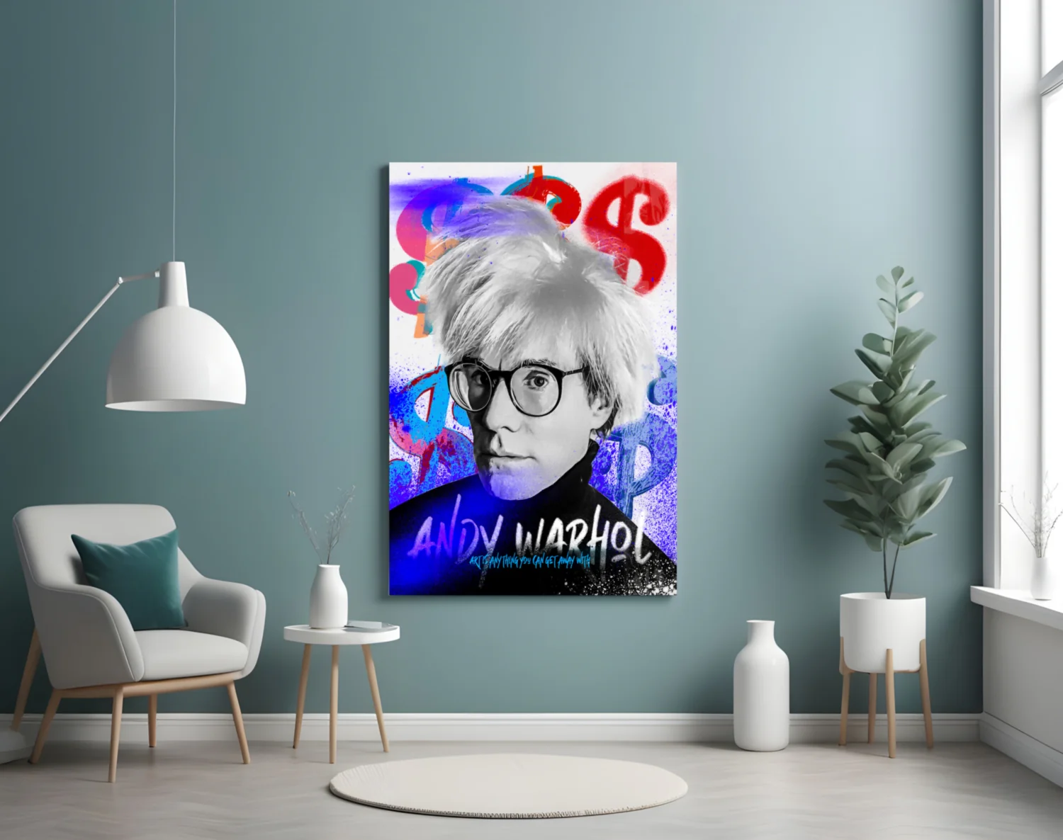 Andy Warhol Glass Wall Art || Designer Collection - Image 4