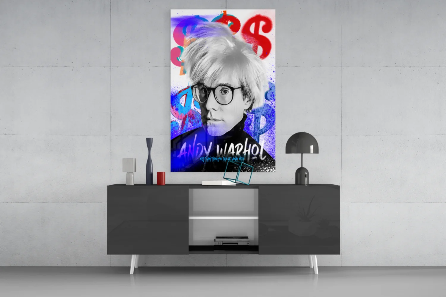 Andy Warhol Glass Wall Art || Designer Collection - Image 8