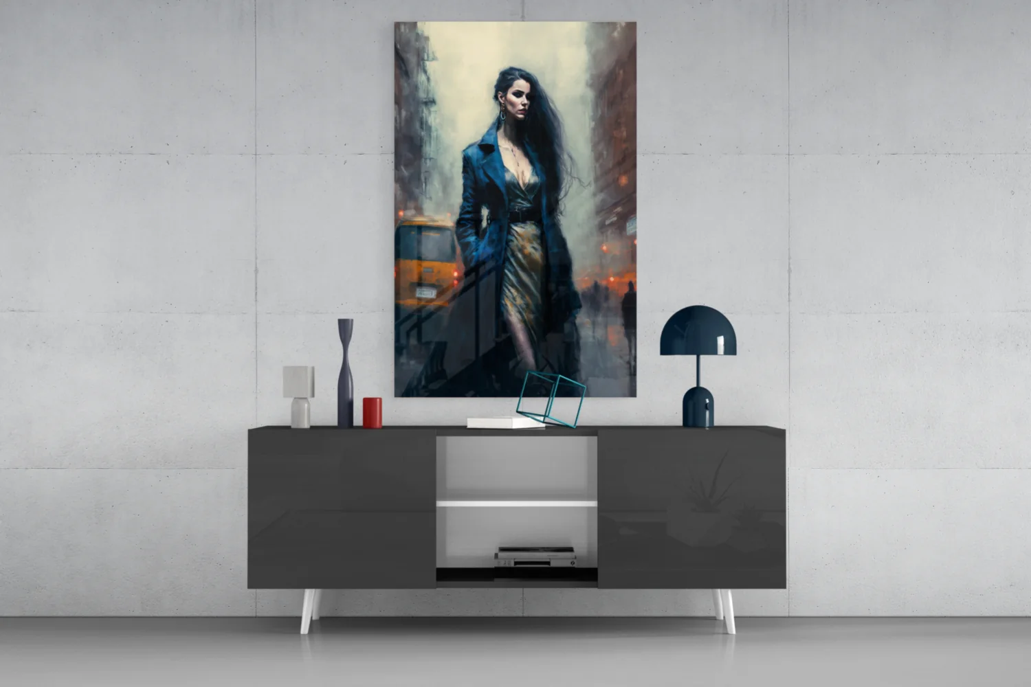 Stand Womanly Glass Wall Art || Designer Collection - Image 8