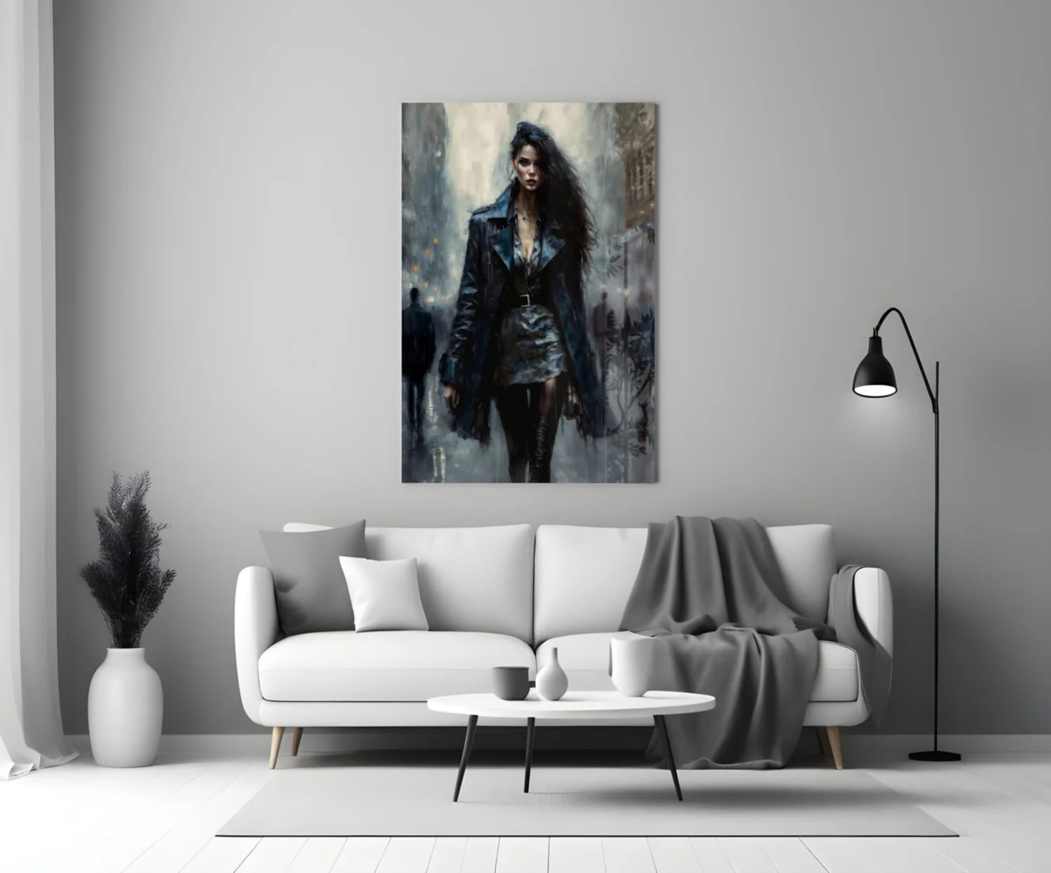 Walk Womanly Glass Wall Art || Designers Collection - Image 3
