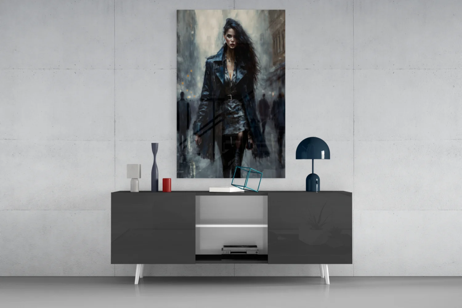 Walk Womanly Glass Wall Art || Designers Collection - Image 8