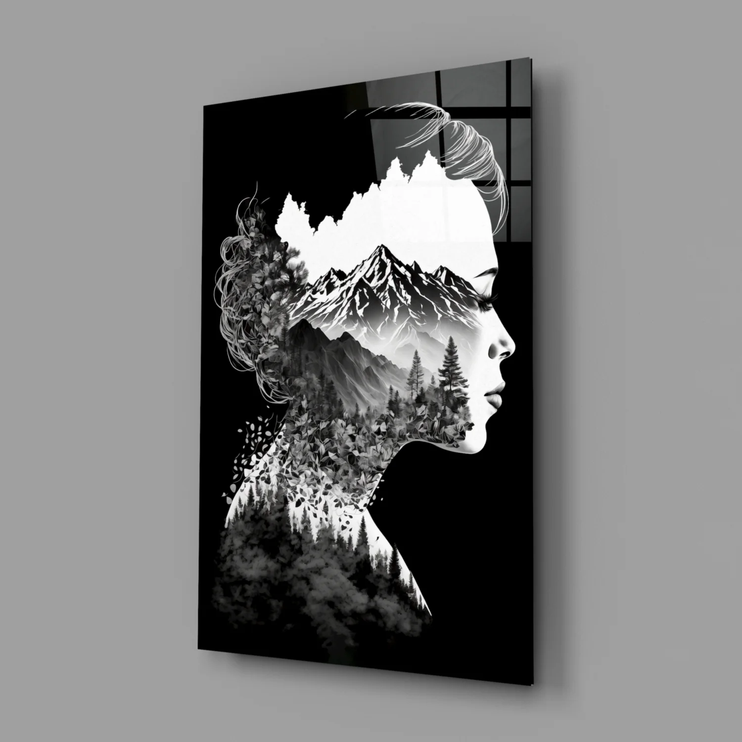 Forest in my Mind Glass Wall Art || Designer Collection - Image 2