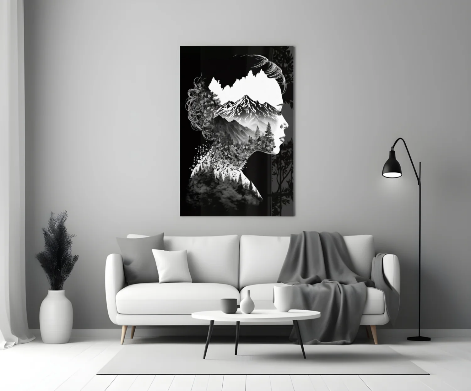 Forest in my Mind Glass Wall Art || Designer Collection - Image 3