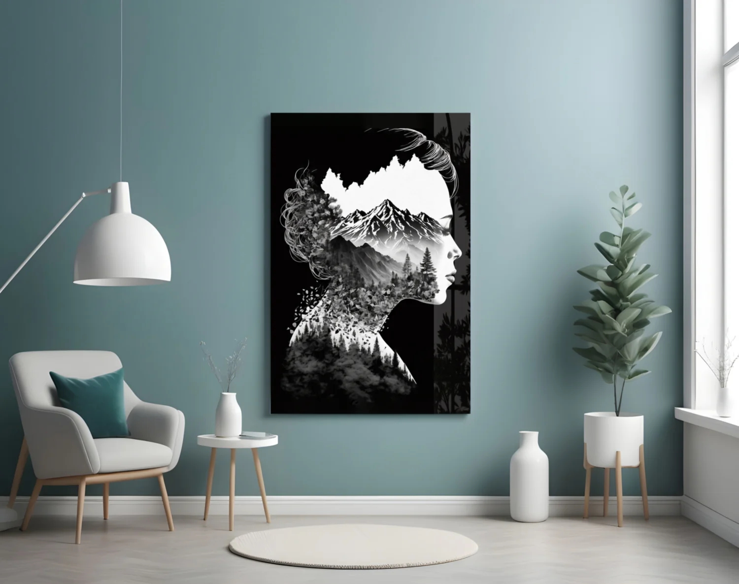 Forest in my Mind Glass Wall Art || Designer Collection - Image 4