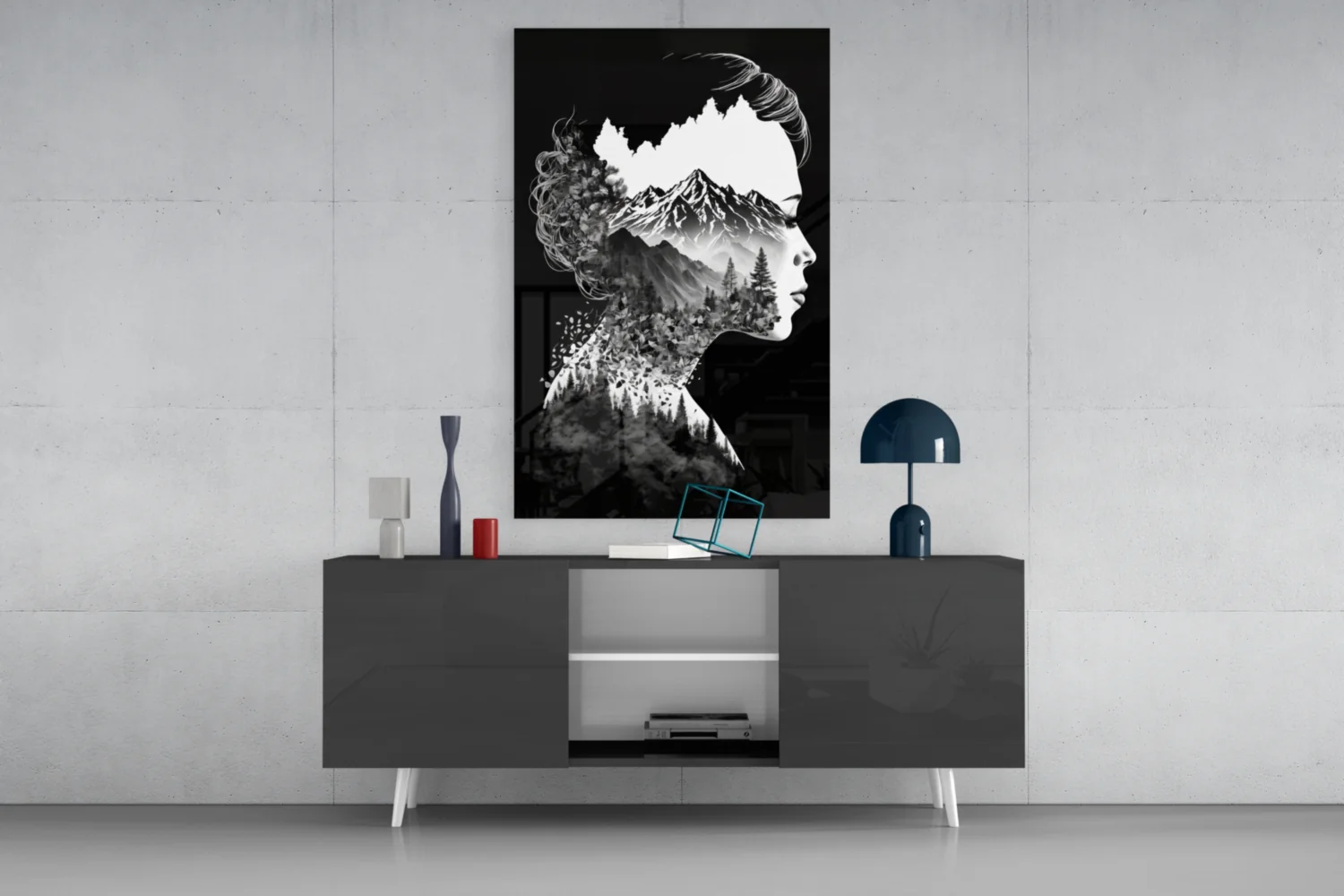 Forest in my Mind Glass Wall Art || Designer Collection - Image 8