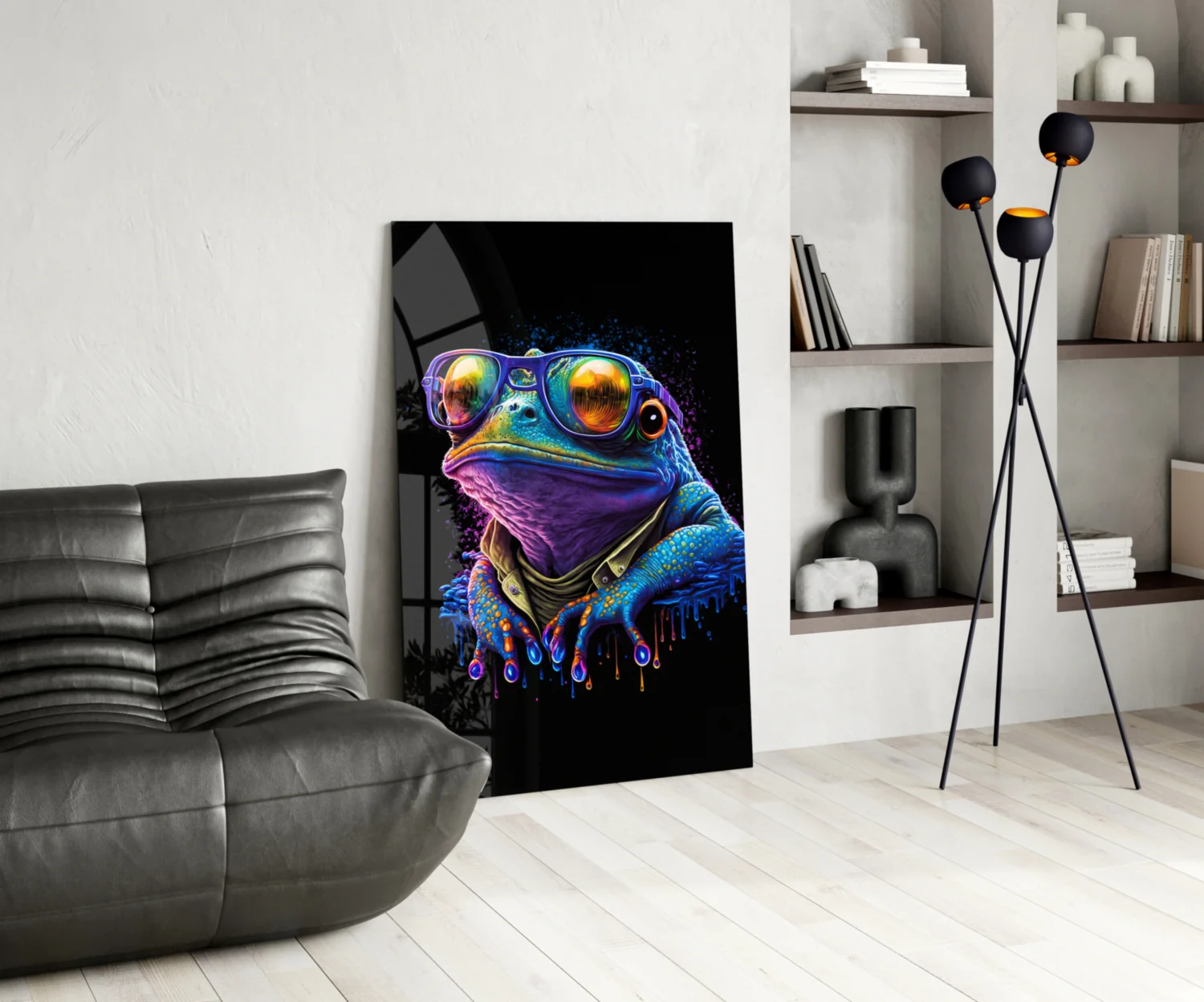 Cool Frog Glass Wall Art || Designers Collection - Image 5