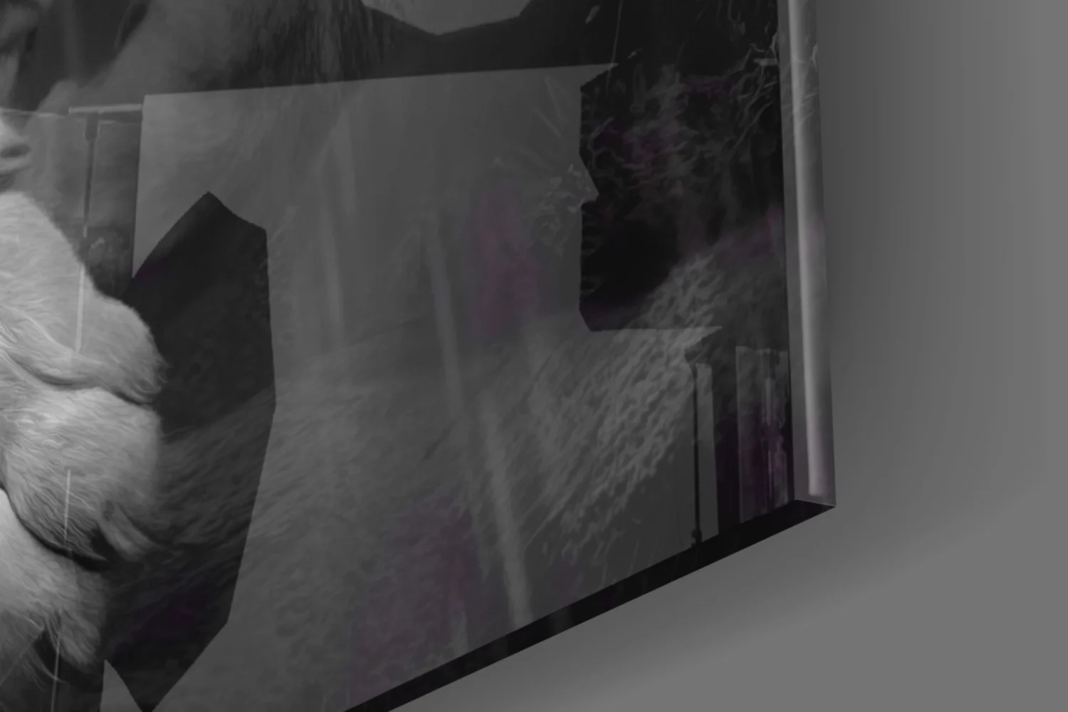 Tiger's Wrath Glass Wall Art || Designer Collection - Image 7