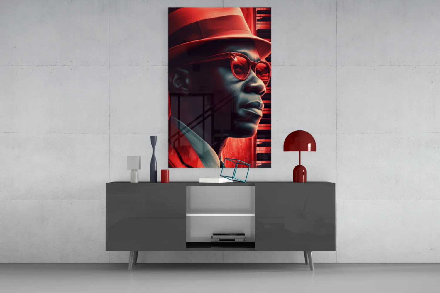 Jazz  Glass Wall Art || Designer Collection - Image 8