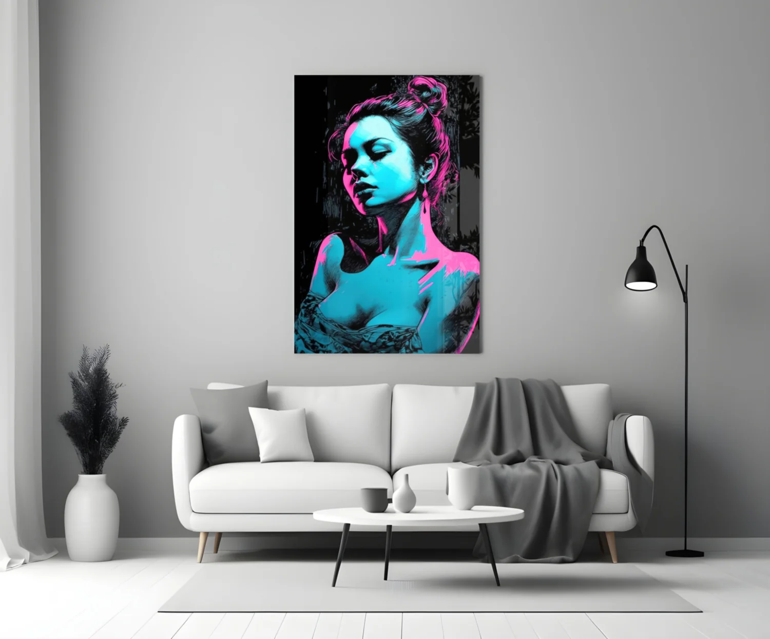 Girl Glass Wall Art || Designer Collection - Image 3