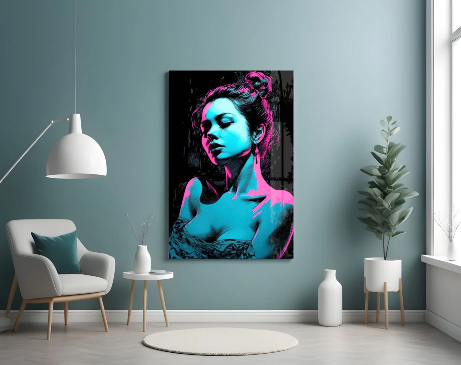 Girl Glass Wall Art || Designer Collection - Image 4