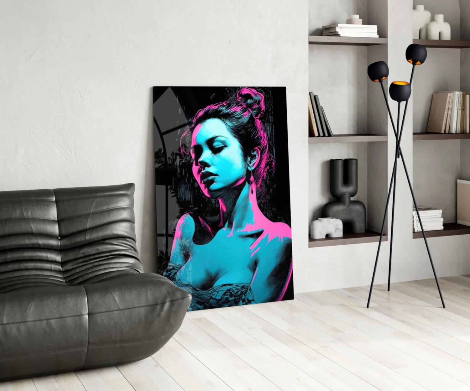 Girl Glass Wall Art || Designer Collection - Image 5