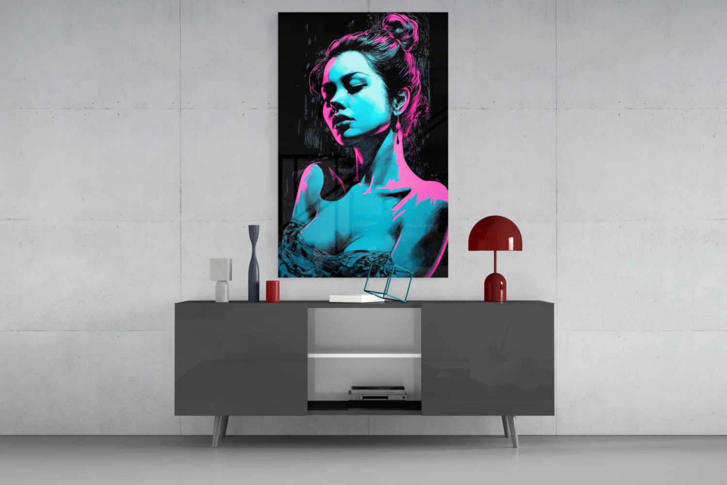 Girl Glass Wall Art || Designer Collection - Image 8