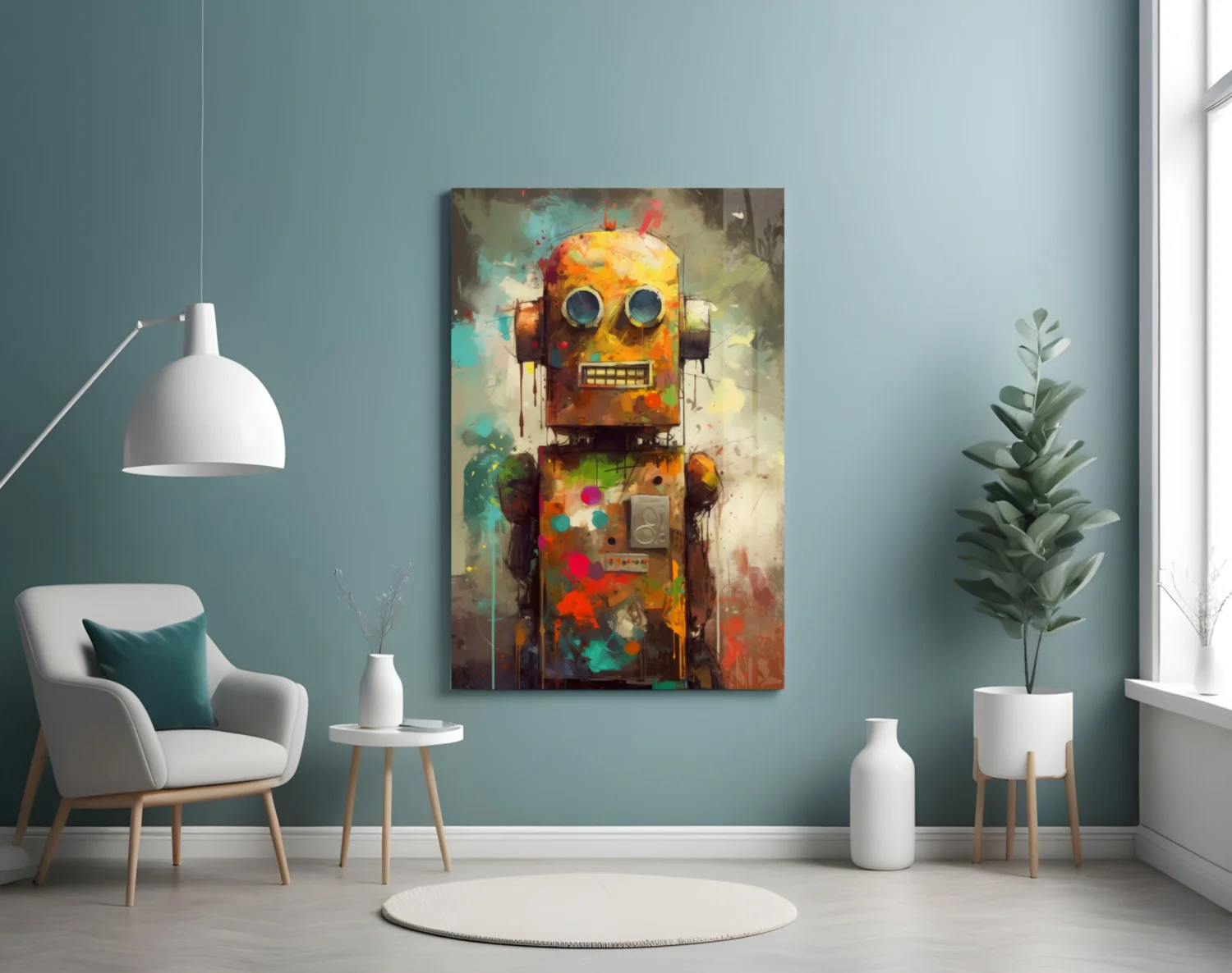 Robocute Glass Wall Art || Designer Collection - Image 4