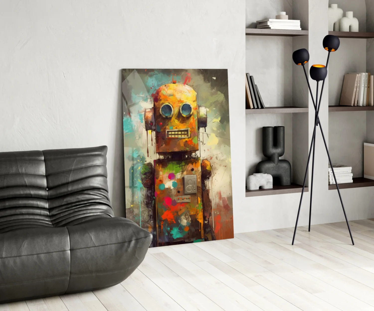 Robocute Glass Wall Art || Designer Collection - Image 5
