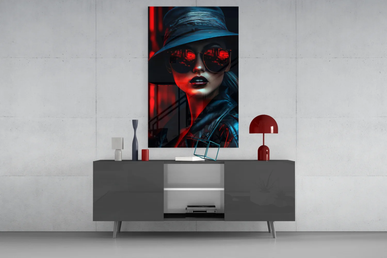Style and Woman Glass Wall Art || Designer Collection - Image 8