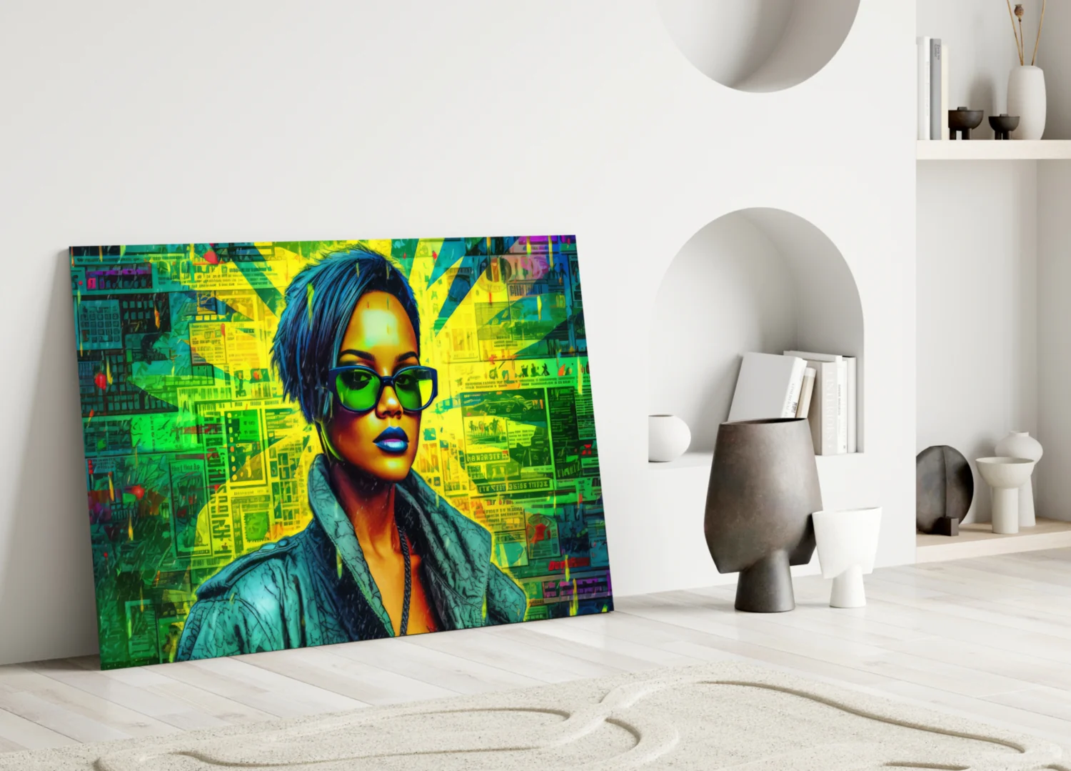 Rihanna Glass Wall Art || Designer Collection - Image 3
