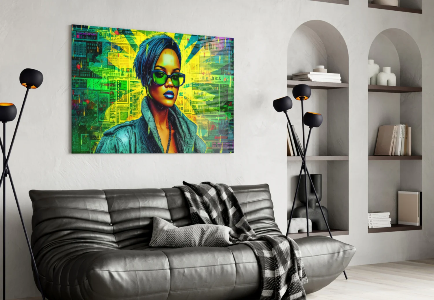 Rihanna Glass Wall Art || Designer Collection - Image 4