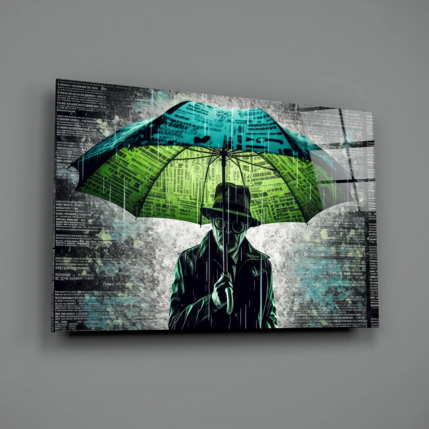 Rain of Answers Glass Wall Art || Designer Collection - Image 2