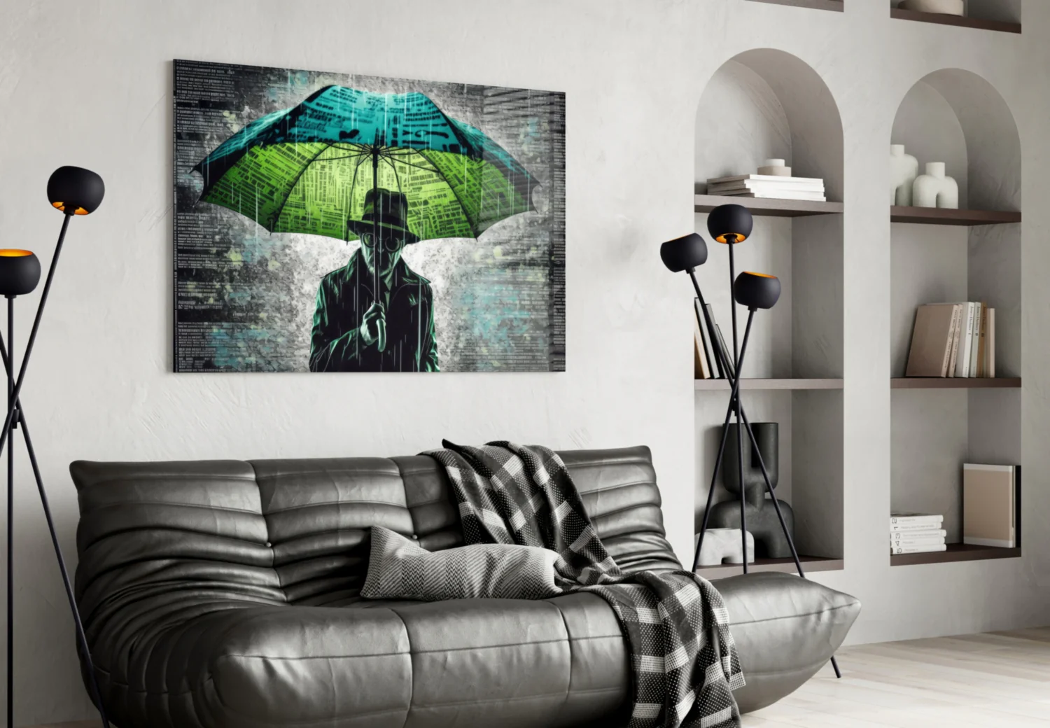 Rain of Answers Glass Wall Art || Designer Collection - Image 4
