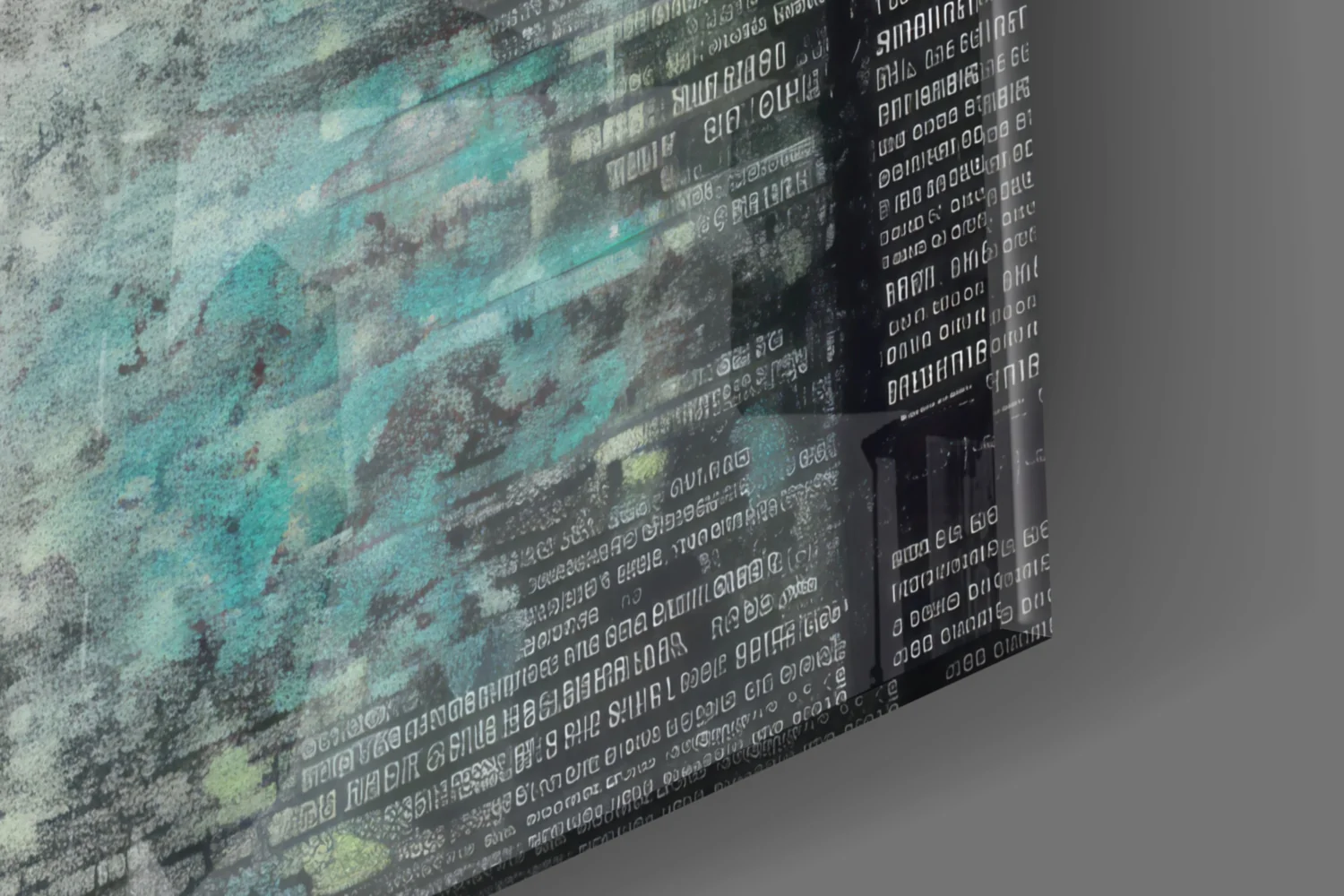 Rain of Answers Glass Wall Art || Designer Collection - Image 7