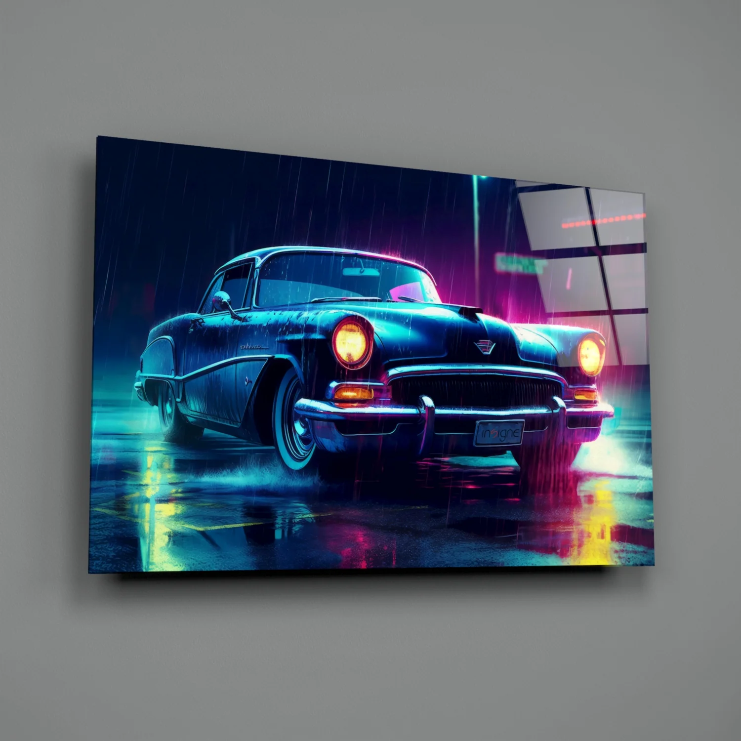 Cadillac Glass Wall Art || Designer Collection - Image 2