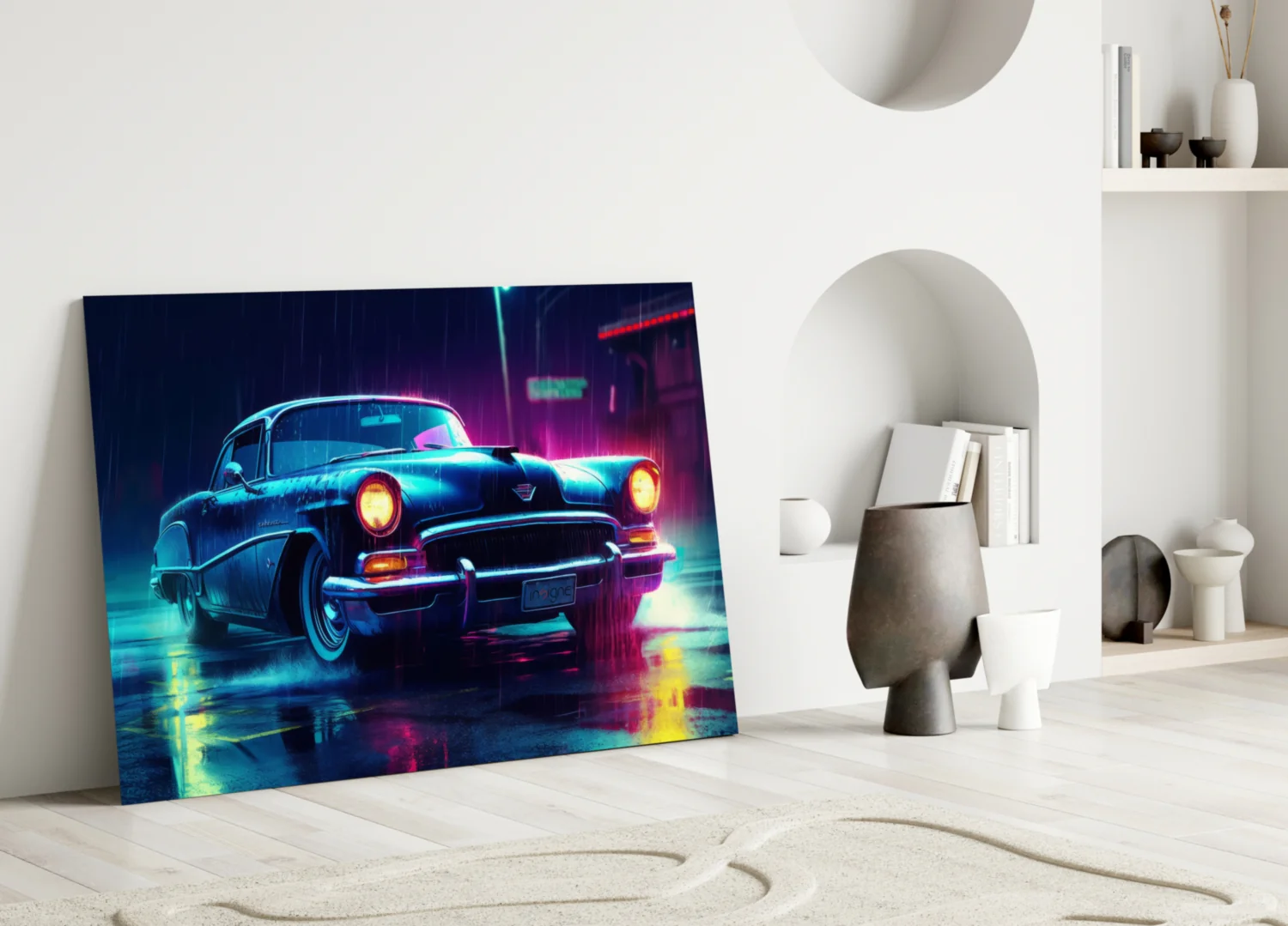 Cadillac Glass Wall Art || Designer Collection - Image 3
