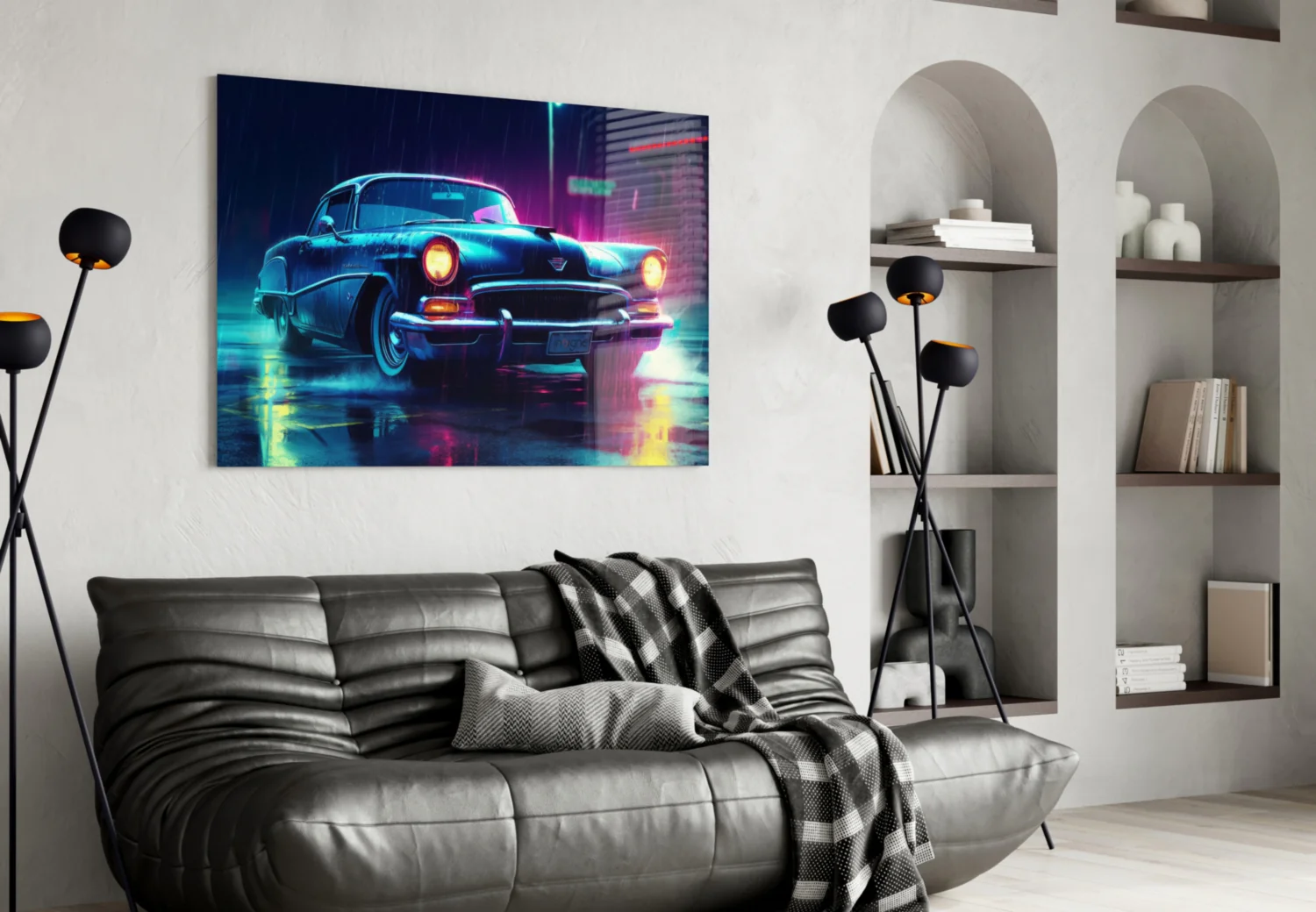 Cadillac Glass Wall Art || Designer Collection - Image 4