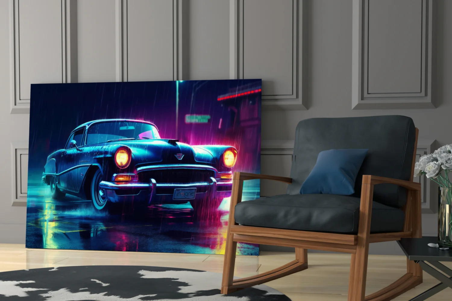 Cadillac Glass Wall Art || Designer Collection - Image 6
