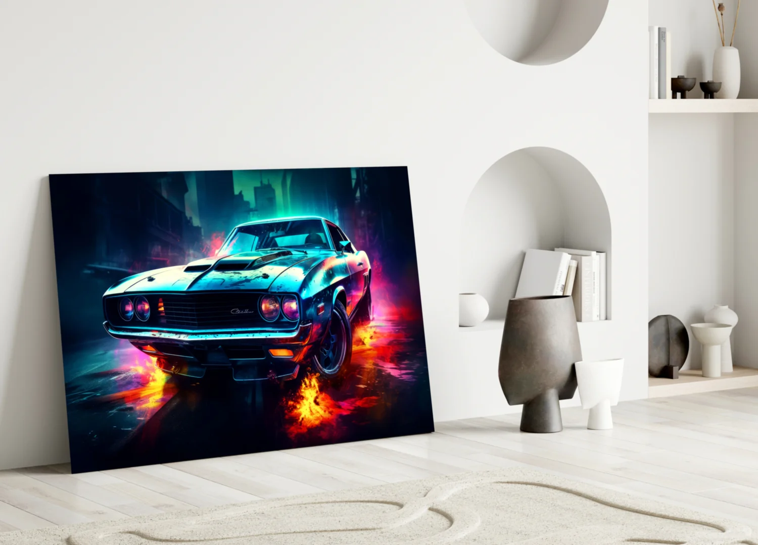1970 Dodge Challenger  Glass Wall Art || Designer Collection - Image 3