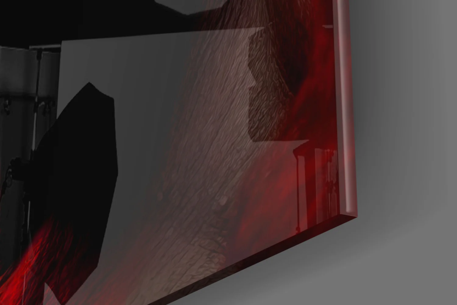 Ape the Thinker Glass Wall Art || Designer Collection - Image 7
