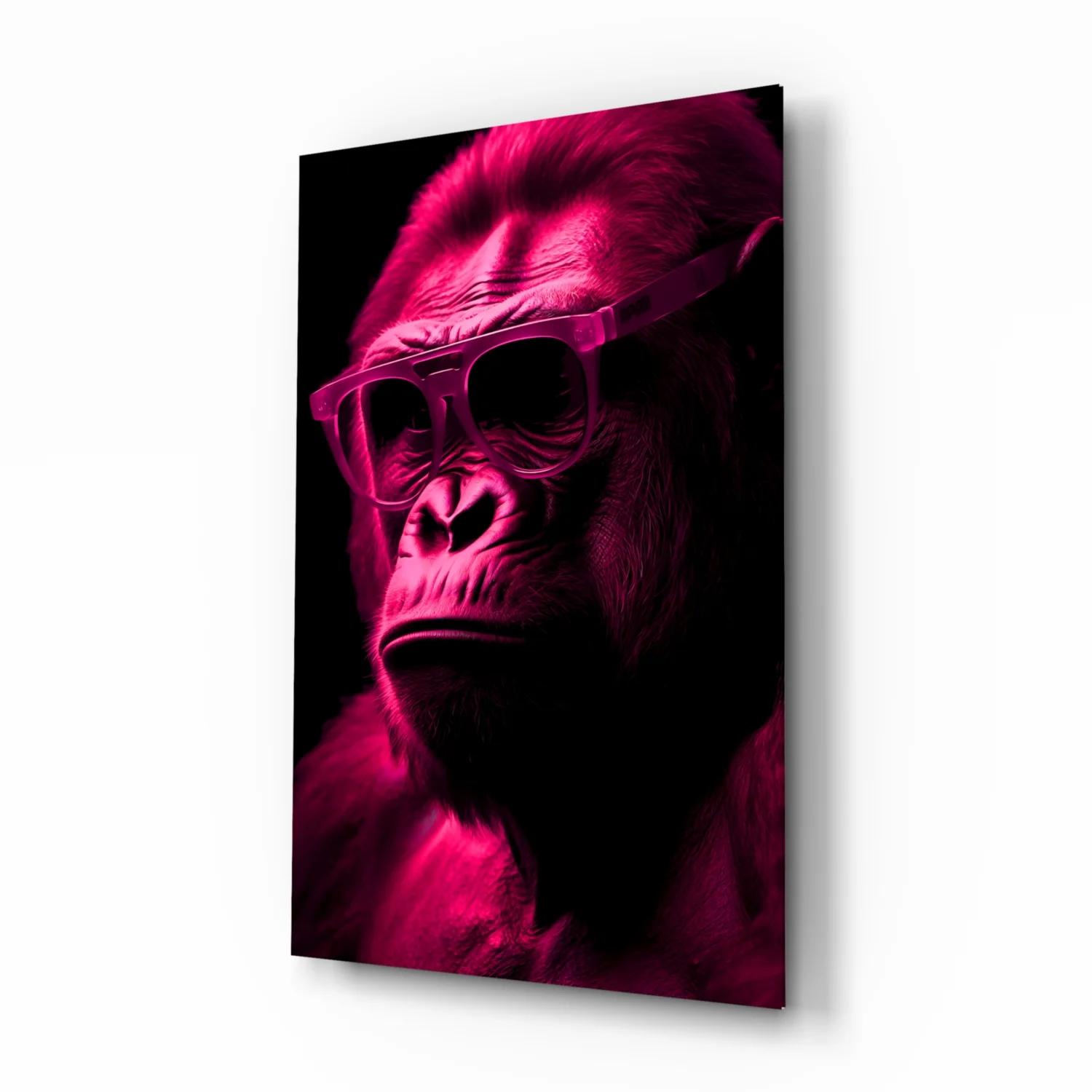 Ape the Thinker Glass Wall Art || Designer Collection - Image 9