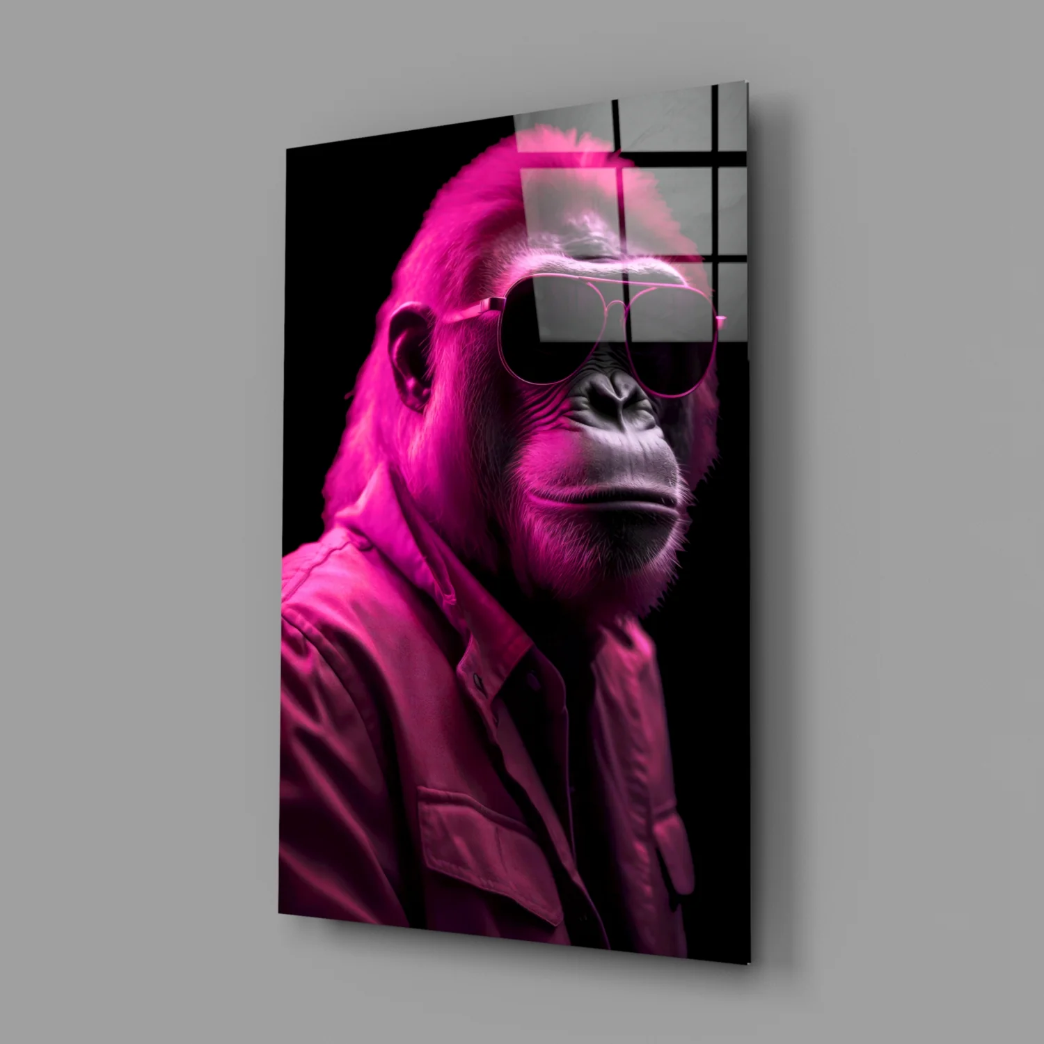 Ape the Cool Glass Wall Art || Designer Collection - Image 2