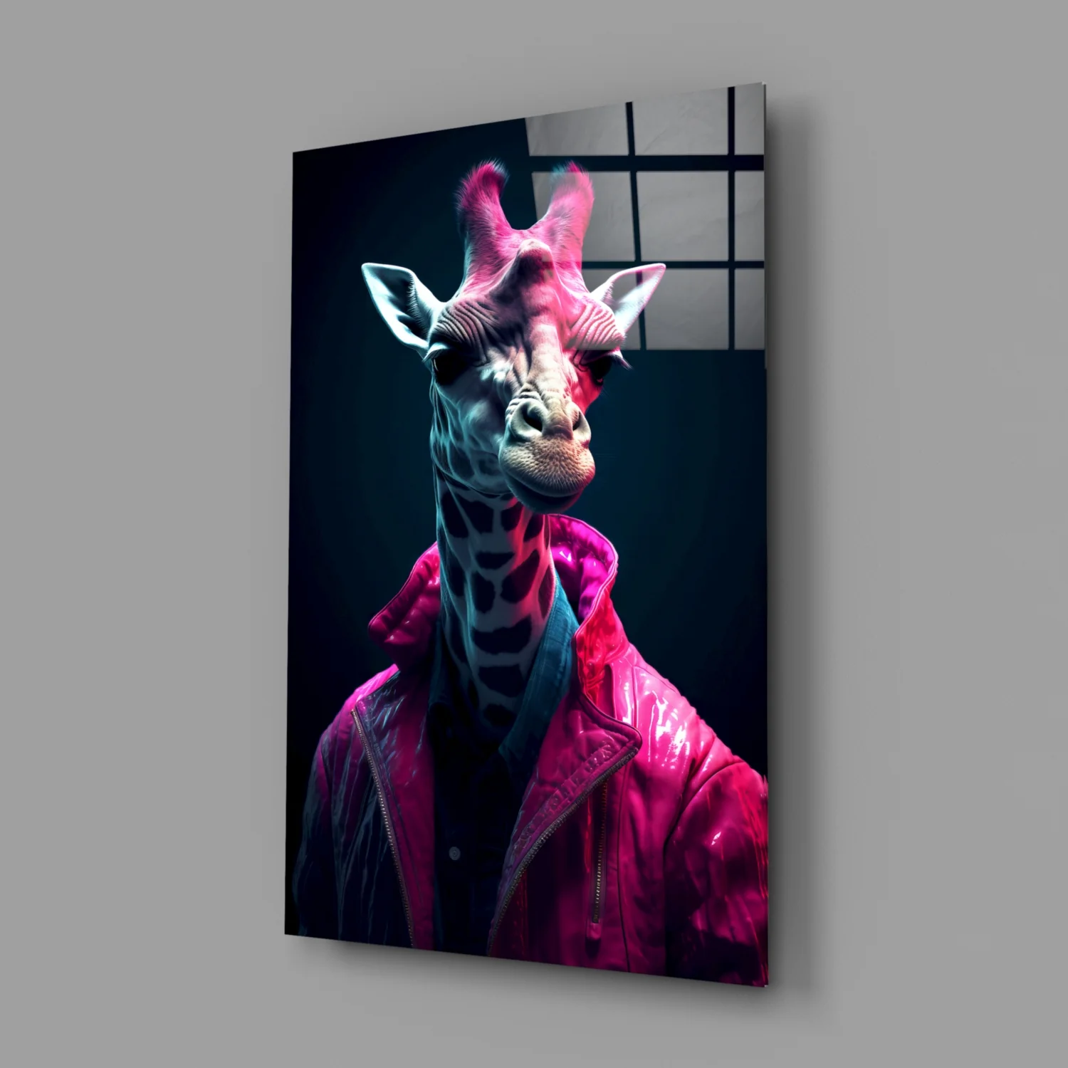 Stylish Giraffe Glass Wall Art || Designer Collection - Image 2