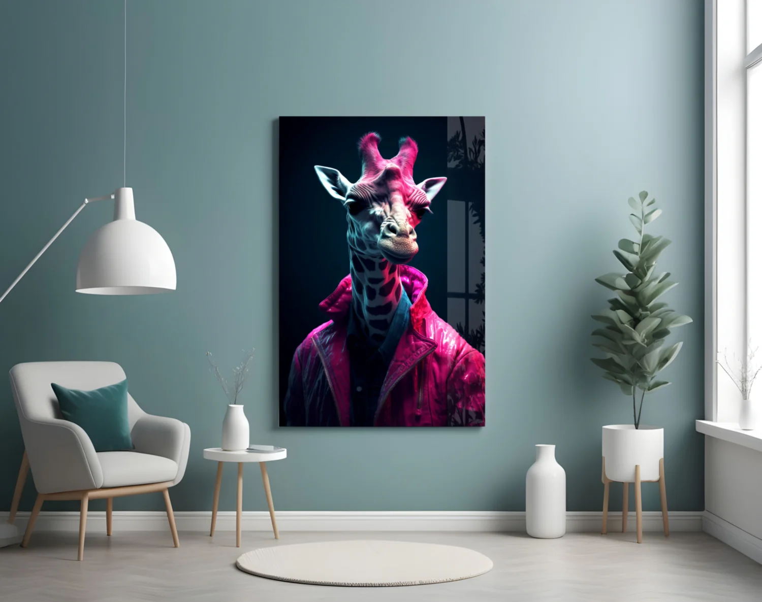 Stylish Giraffe Glass Wall Art || Designer Collection - Image 4