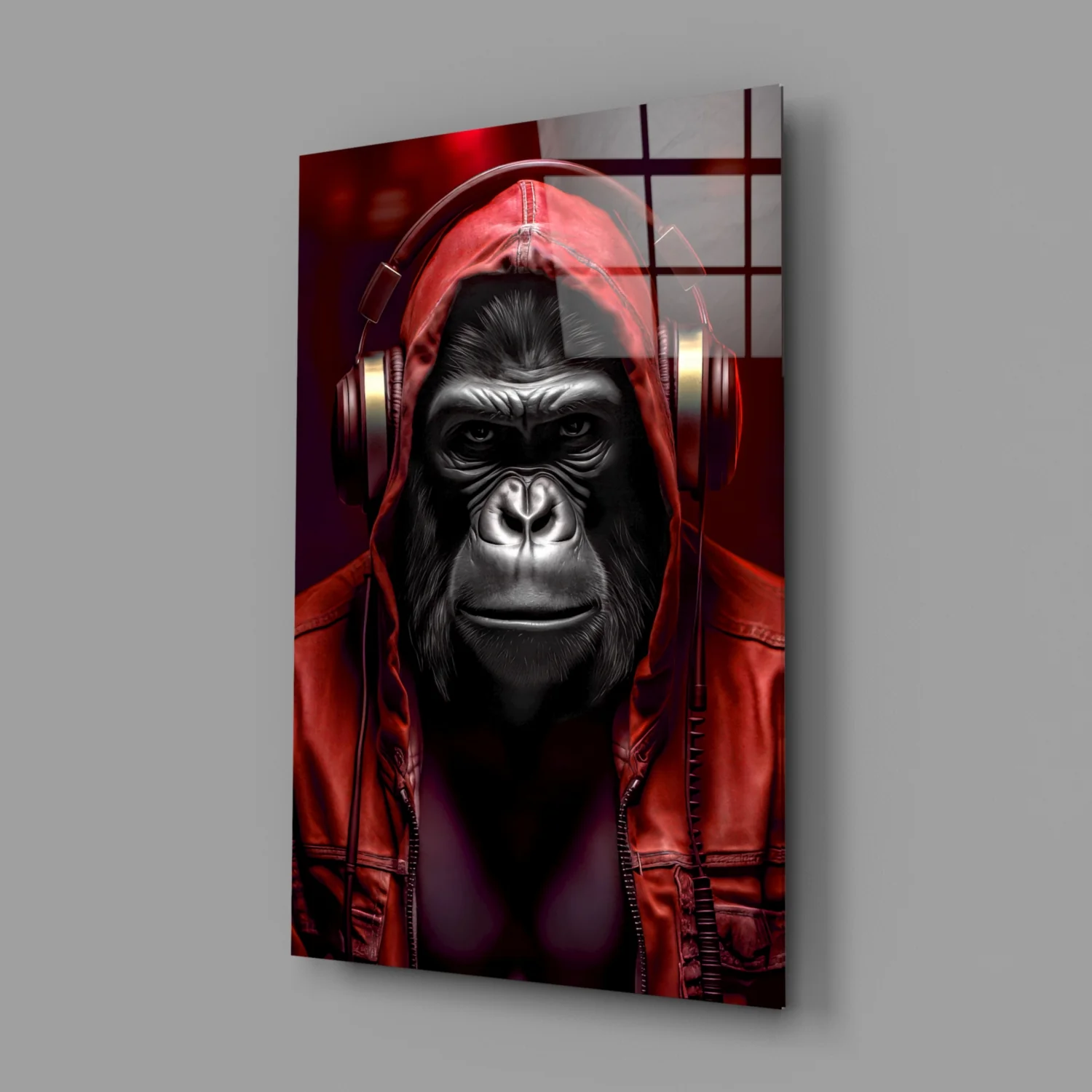 Rebellios Ape Glass Wall Art || Designer Collection - Image 10