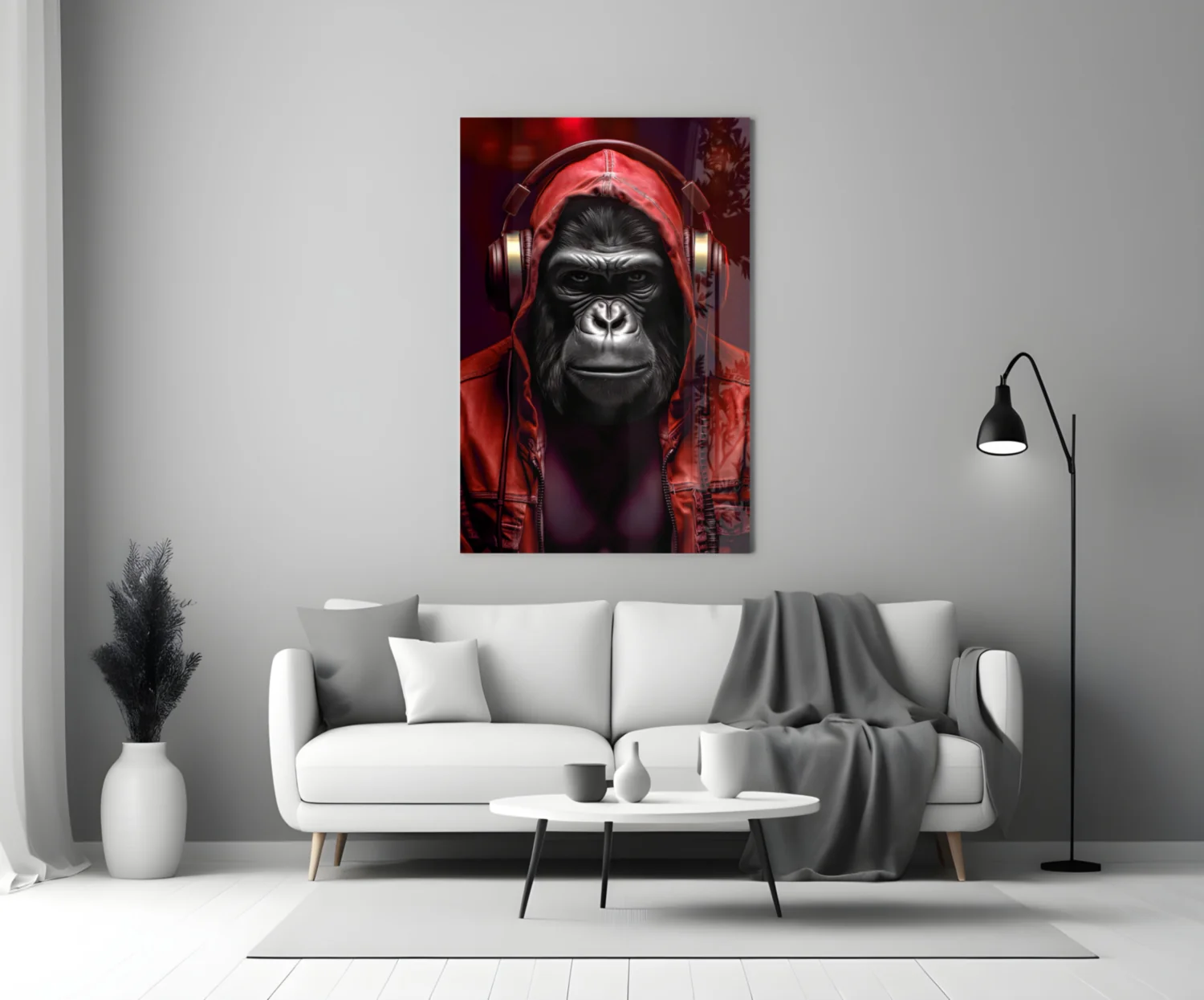 Rebellios Ape Glass Wall Art || Designer Collection - Image 11