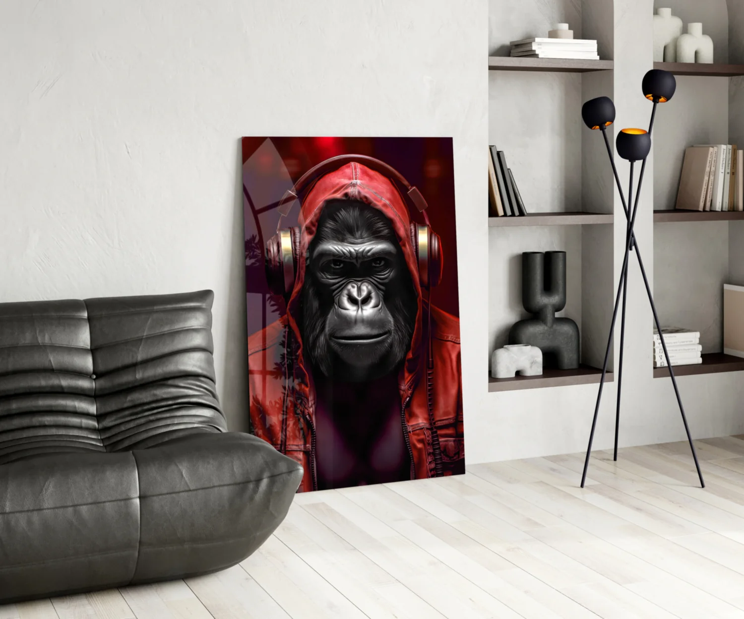 Rebellios Ape Glass Wall Art || Designer Collection - Image 13