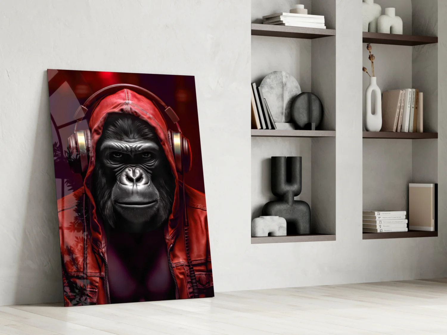 Rebellios Ape Glass Wall Art || Designer Collection - Image 14