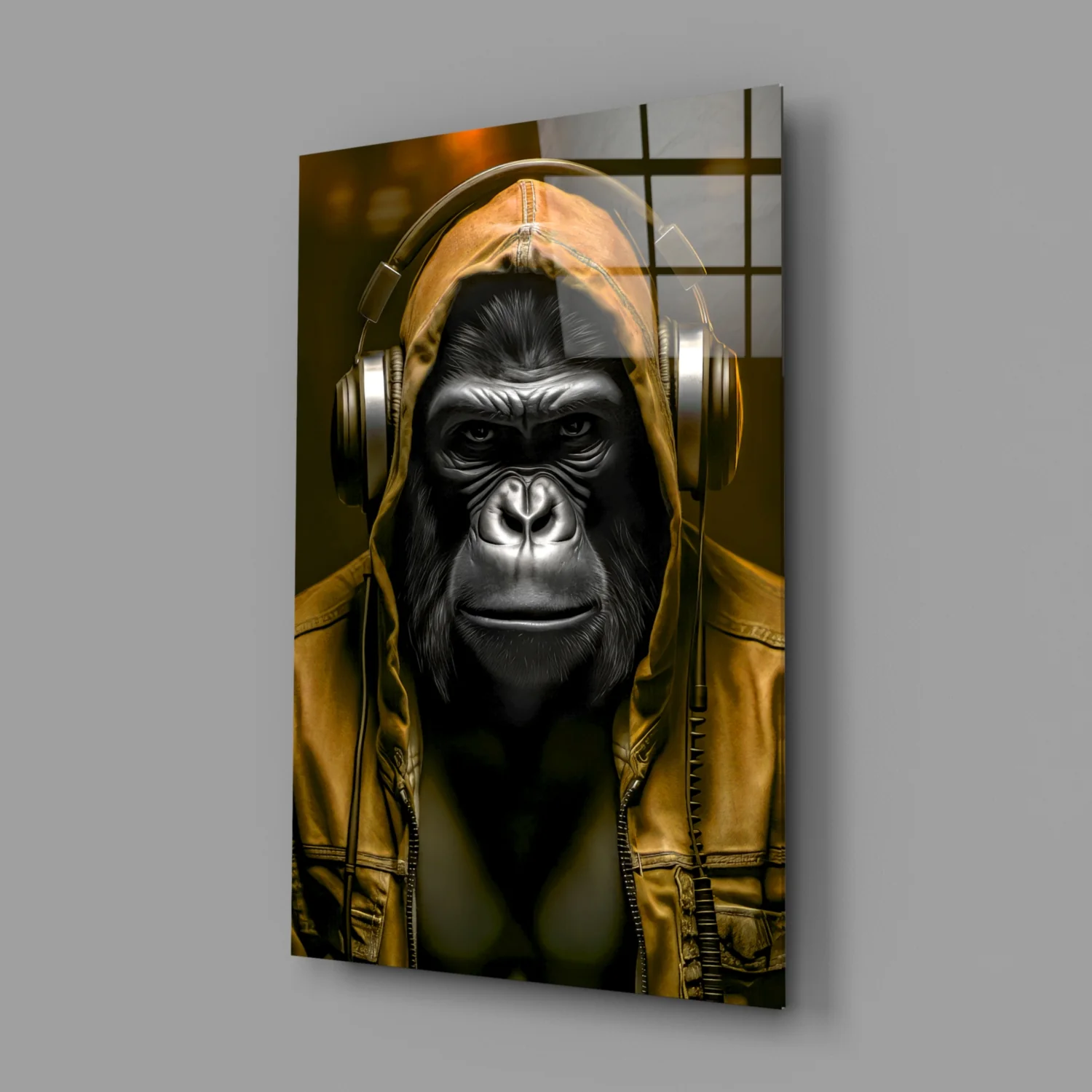 Rebellios Ape Glass Wall Art || Designer Collection - Image 18