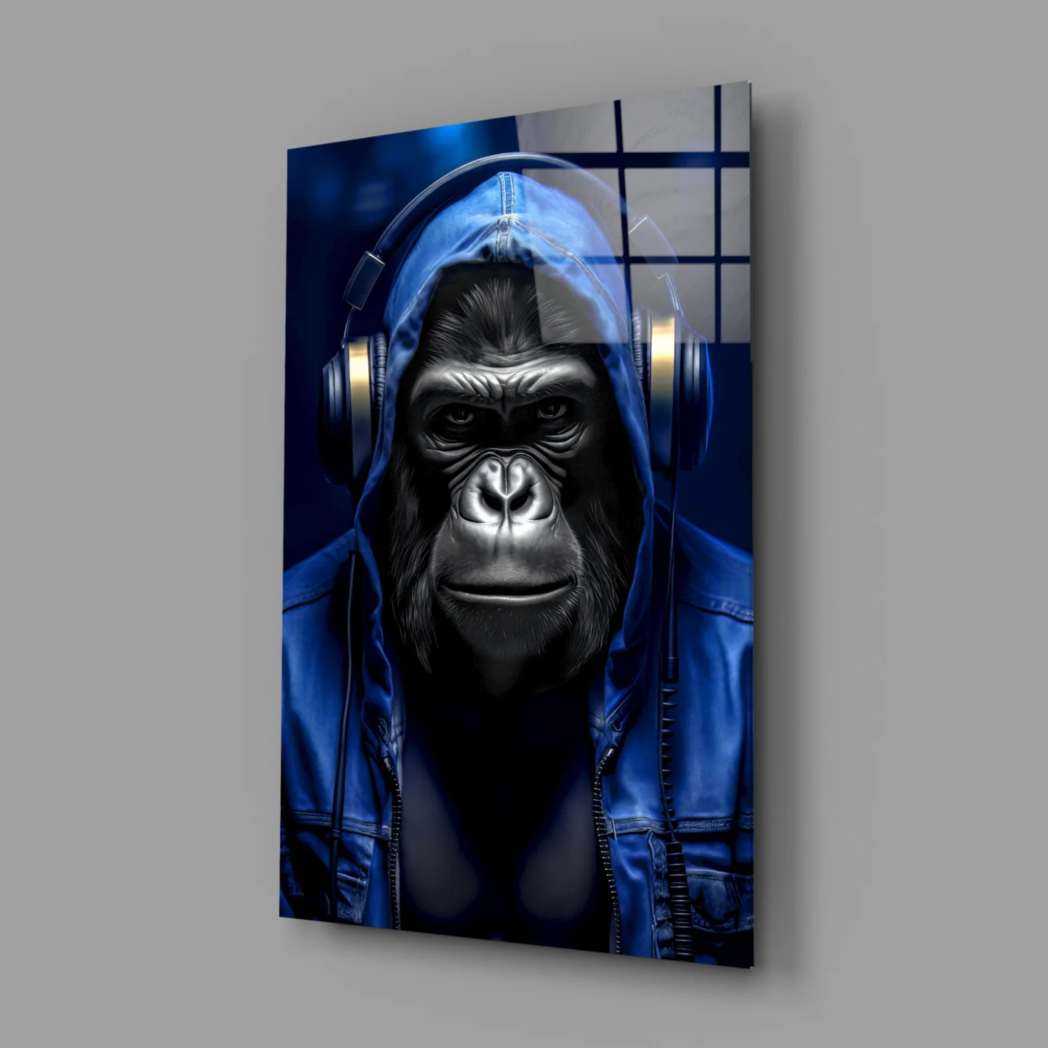 Rebellios Ape Glass Wall Art || Designer Collection - Image 2