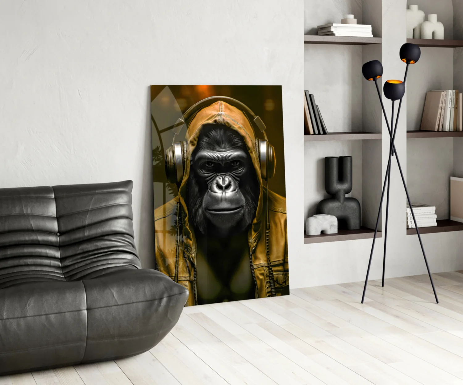 Rebellios Ape Glass Wall Art || Designer Collection - Image 20