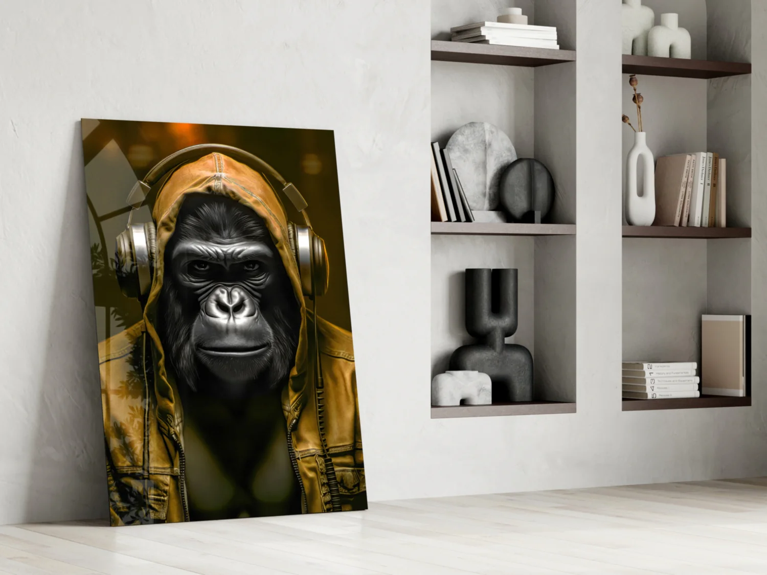 Rebellios Ape Glass Wall Art || Designer Collection - Image 21