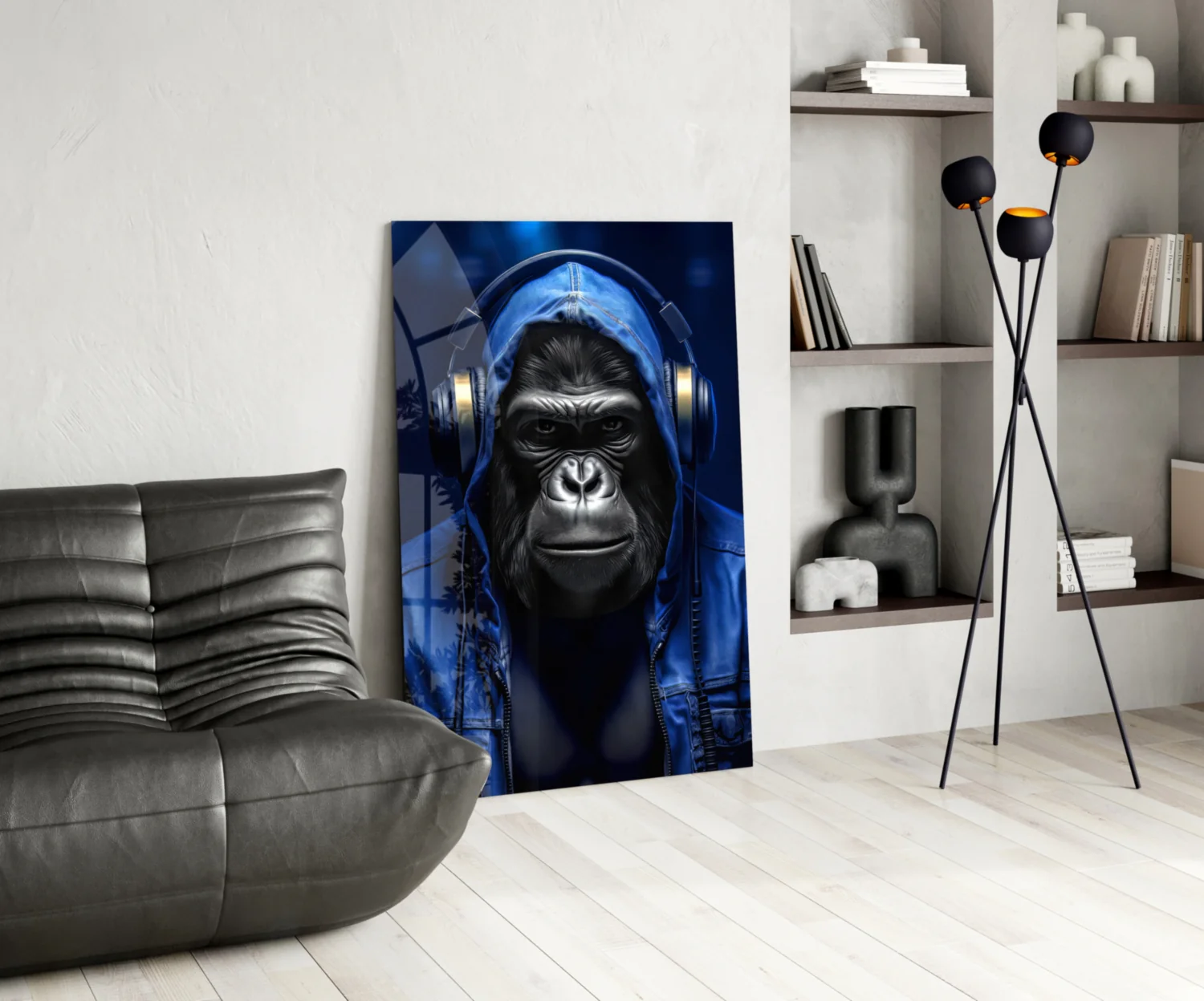 Rebellios Ape Glass Wall Art || Designer Collection - Image 5