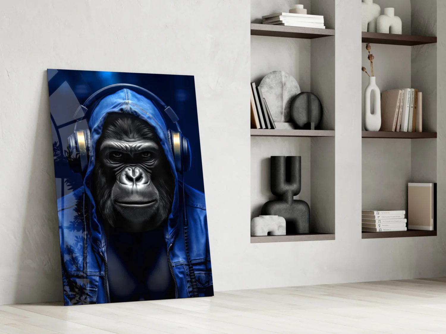 Rebellios Ape Glass Wall Art || Designer Collection - Image 6