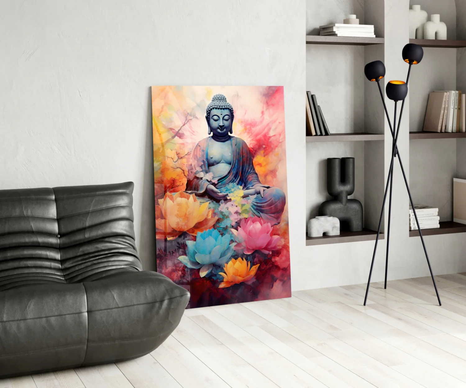 Buddha Glass Wall Art || Designer Collection - Image 5