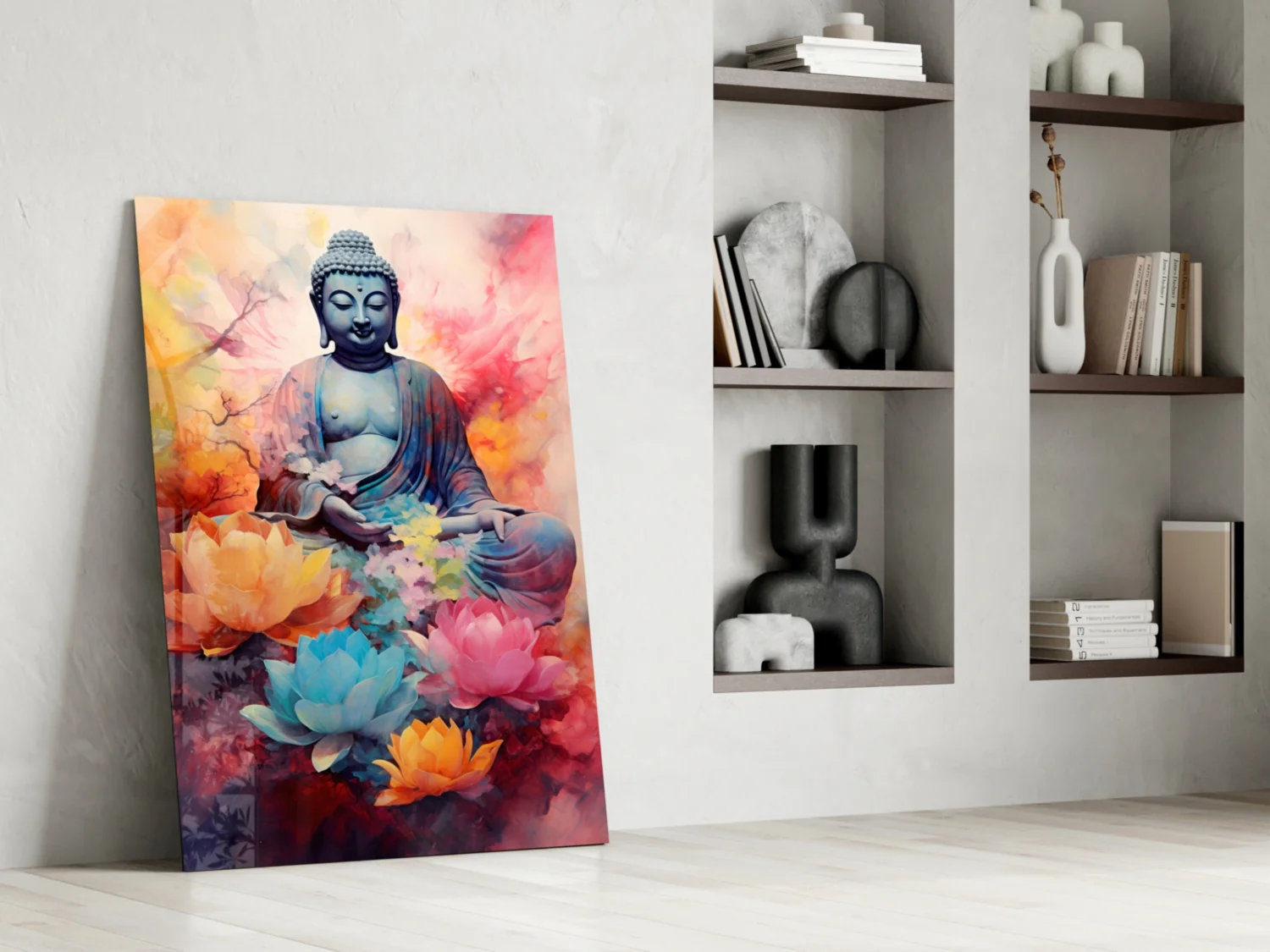 Buddha Glass Wall Art || Designer Collection - Image 6