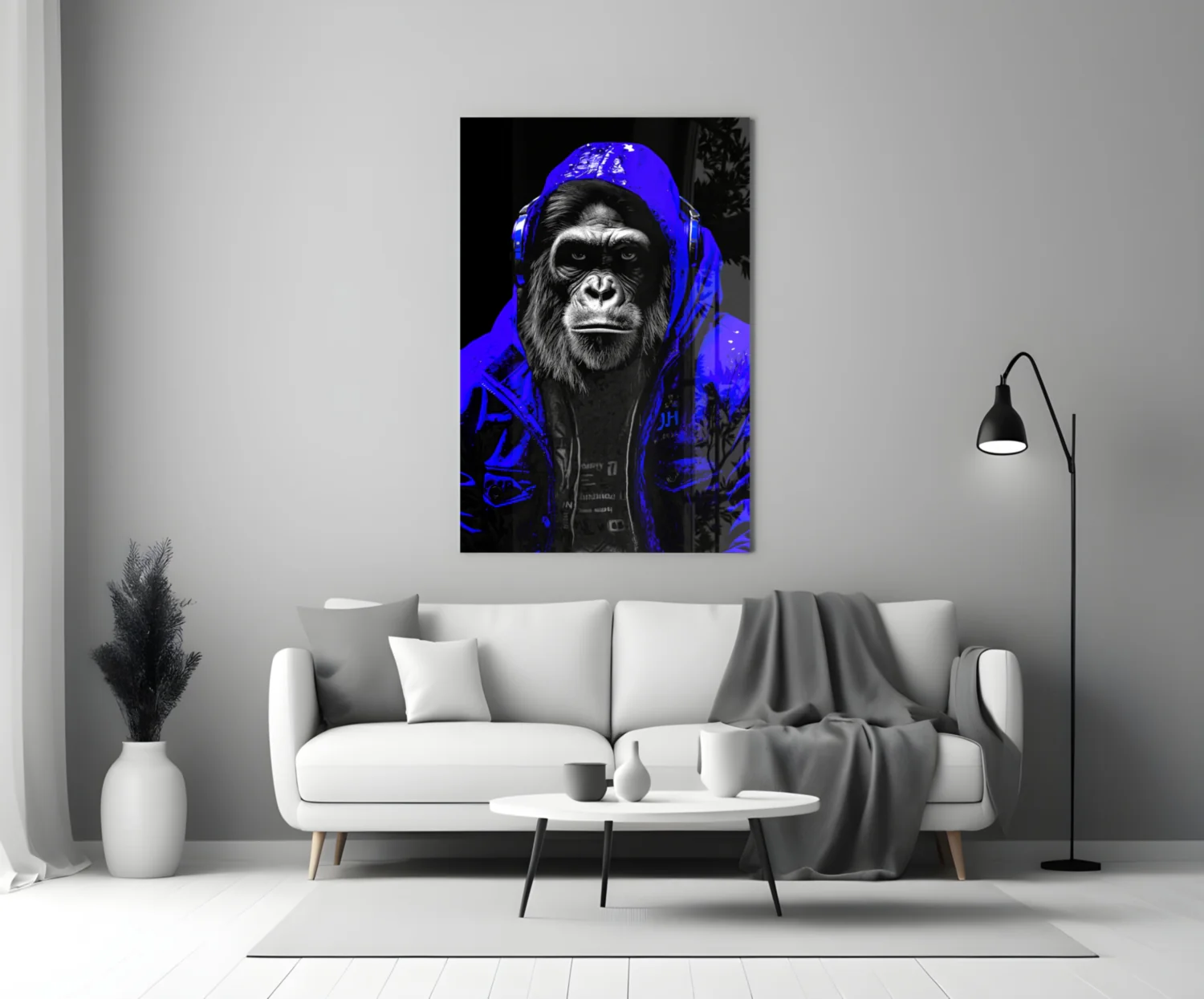 The Ape Glass Wall Art || Designer Collection - Image 3