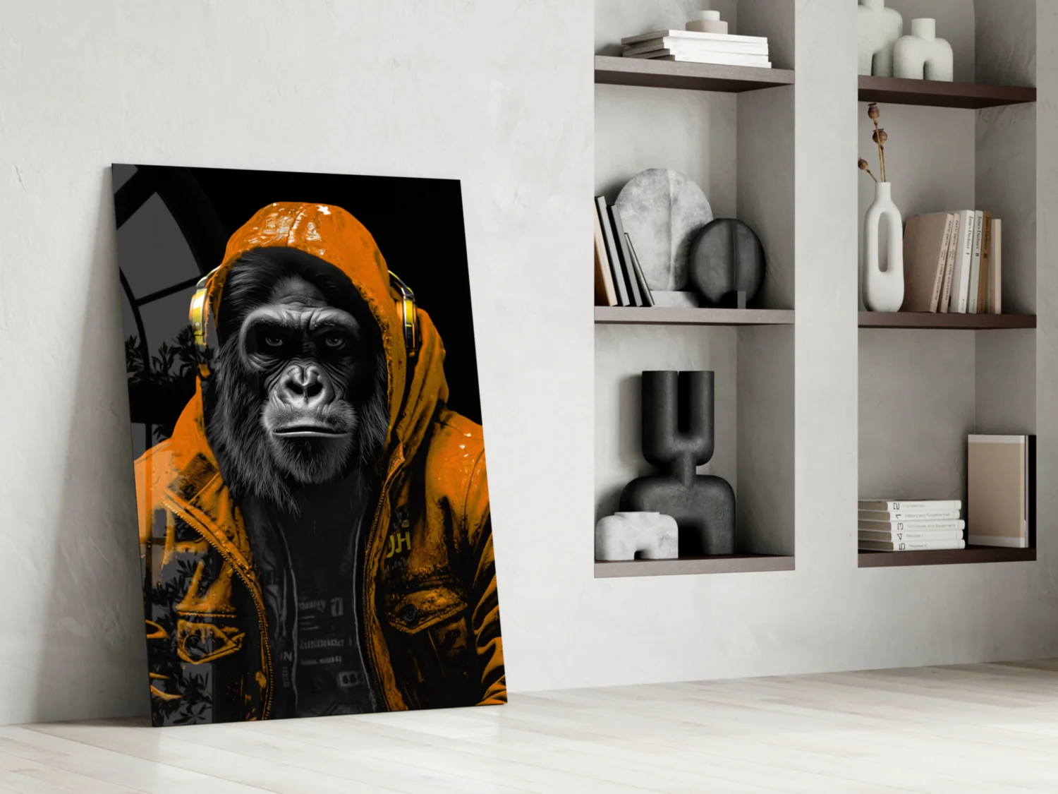 The Ape Glass Wall Art || Designer Collection - Image 6