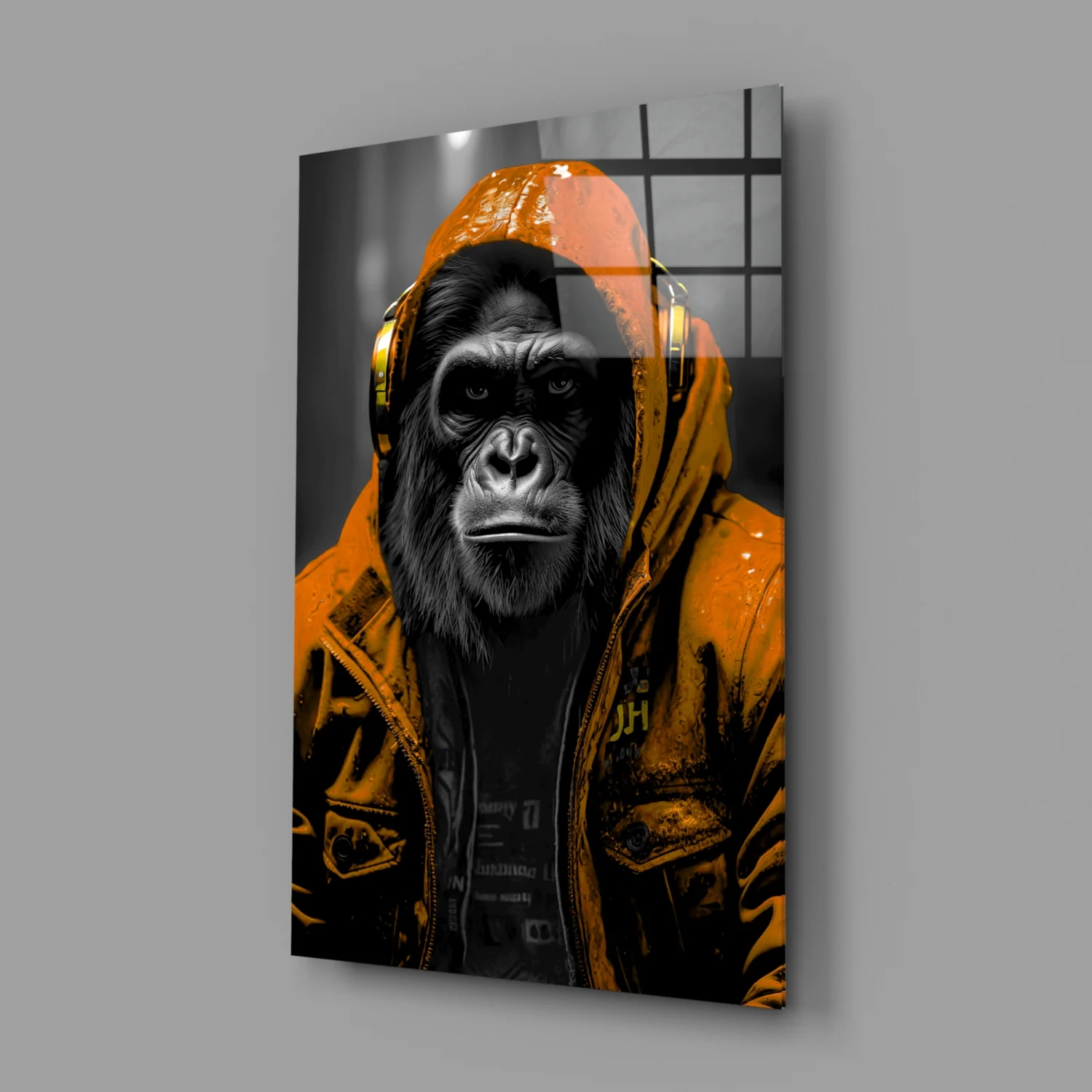 Rebellios Ape Glass Wall Art || Designer Collection - Image 25