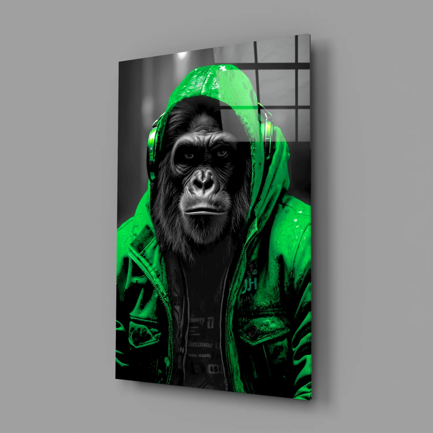 Rebellios Ape Glass Wall Art || Designer Collection - Image 32